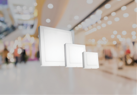 Surface-mounting LED luminaires
